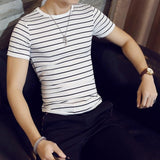Hot Seller Summer Stripe T-shirt | Fashionable T Shirt