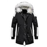 Men Parka Cotton Thick Fashion Fleece Jackets