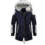 Men Parka Cotton Thick Fashion Fleece Jackets