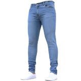Men's brand Skinny denim ripped jeans