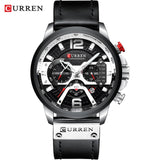 Casual Sport  Men Luxury Leather Wrist Watch