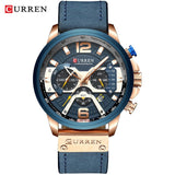 Casual Sport  Men Luxury Leather Wrist Watch