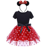 Baby Girl Mickey Clothes Child Frock | Toddler Polka Kid | Party Tulle Dress | Little girl dress