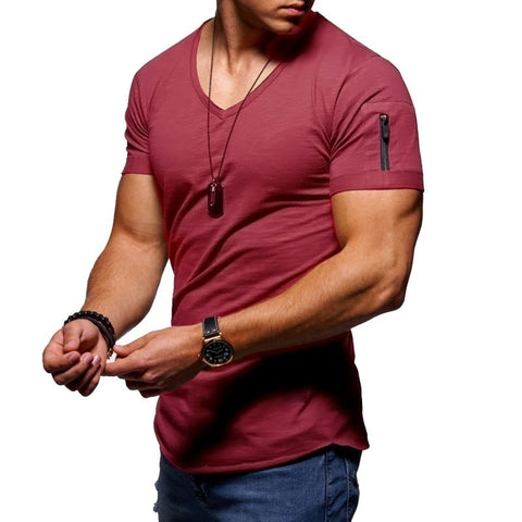 Slim Short Sleeved Man T-shirt | Fashionable T Shirts