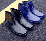 Short rain boots men's non-slip waterproof shoes