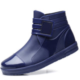Short rain boots men's non-slip waterproof shoes