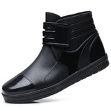 Short rain boots men's non-slip waterproof shoes