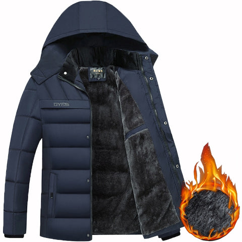 Hot Fashion Hooded Winter Coat Men Jacket