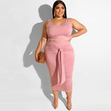 Bodycon sexy Elegant Suit Beach Boho Outfits Sets