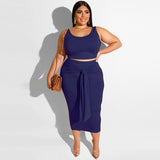 Bodycon sexy Elegant Suit Beach Boho Outfits Sets