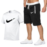 Men Letter Printed T Shirt+Shorts | Fashionable T shirt and Pant