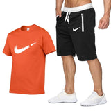 Men Letter Printed T Shirt+Shorts | Fashionable T shirt and Pant