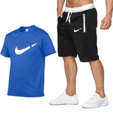 Men Letter Printed T Shirt+Shorts | Fashionable T shirt and Pant