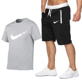 Men Letter Printed T Shirt+Shorts | Fashionable T shirt and Pant