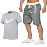 Men Letter Printed T Shirt+Shorts | Fashionable T shirt and Pant