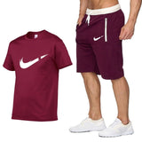 Men Letter Printed T Shirt+Shorts | Fashionable T shirt and Pant