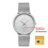 Men Casual Slim Mesh Steel Watch