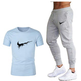 Short-Sleeved Fashion T-shirt and Pants