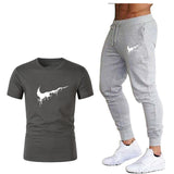 Short-Sleeved Fashion T-shirt and Pants