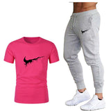 Short-Sleeved Fashion T-shirt and Pants