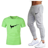 Short-Sleeved Fashion T-shirt and Pants
