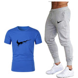 Short-Sleeved Fashion T-shirt and Pants