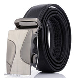 Automatic Buckle Belt| PU Leather Belts| Fashion Belts| Black Belts| Mens Belts|