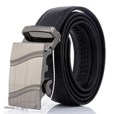 Automatic Buckle Belt| PU Leather Belts| Fashion Belts| Black Belts| Mens Belts|