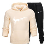 Cotton Fall / Winter Warm Men's Casual Tracksuit