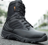 Military Tactical Boots Special Force Leather Waterproof Shoes