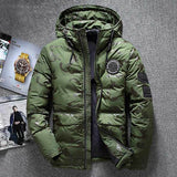 High quality men's winter jacket thick snow parka overcoat