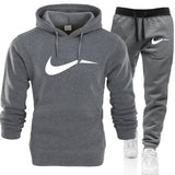 Men Hoodie sweatshirt jacket+ joggers sweatpants man printing Tracksuit