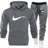 Men Hoodie sweatshirt jacket+ joggers sweatpants man printing Tracksuit