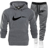 Men Hoodie sweatshirt jacket+ joggers sweatpants man printing Tracksuit