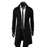 Fashion long Trench Top Quality Men Jacket