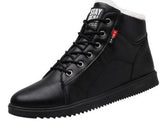 super warm Ankle boots men winter shoes