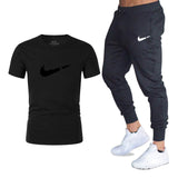 T Shirts+pants Two Pieces Sets Casual Tracksuit
