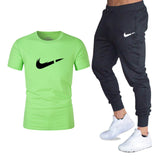 T Shirts+pants Two Pieces Sets Casual Tracksuit
