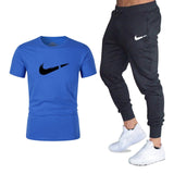 T Shirts+pants Two Pieces Sets Casual Tracksuit
