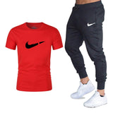 T Shirts+pants Two Pieces Sets Casual Tracksuit