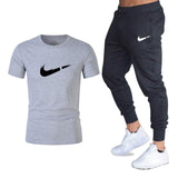 T Shirts+pants Two Pieces Sets Casual Tracksuit