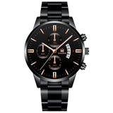 Fashion Men Sports Luxury Brand Stainless Steel Quartz