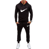 New Men Sportswear Hoodies Pants Set Casual Tracksuit
