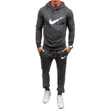 New Men Sportswear Hoodies Pants Set Casual Tracksuit