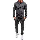 New Men Sportswear Hoodies Pants Set Casual Tracksuit