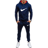 New Men Sportswear Hoodies Pants Set Casual Tracksuit