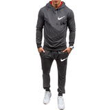 New Men Sportswear Hoodies Pants Set Casual Tracksuit