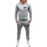 New Men Sportswear Hoodies Pants Set Casual Tracksuit