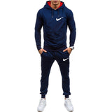 New Men Sportswear Hoodies Pants Set Casual Tracksuit