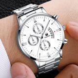 Fashion Men Sports Luxury Brand Stainless Steel Quartz